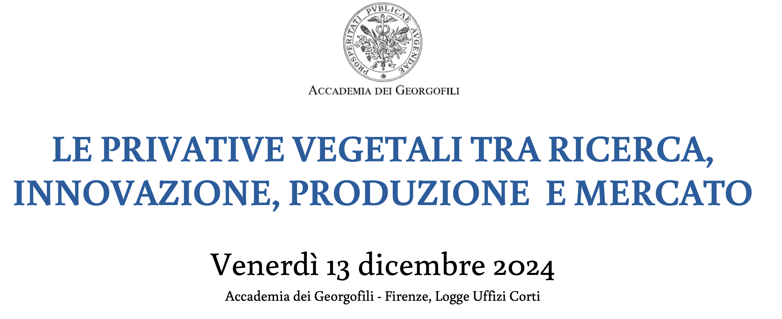 Le privative vegetali tra ricerca, innovazione, produzione e mercato